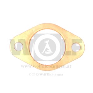 Auspuff-Flanschdichtung für Hanomag | Perfekt 300 | Perfekt 301 | Perfekt 400 | Perfekt 401 | Matador Diesel | F 20 | F 25 | D 301 R 1 | D 301 R 2 | ES