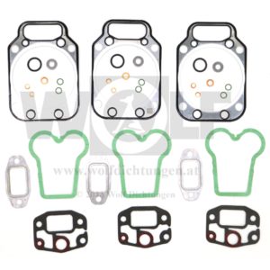 Entrußerdichtsatz für Steyr 3 Zylinder mit Metall-Zylinderkopfdichtungen | WD 301.42 | WD 301.82 | WD 301.83 | WD 301.87 || 955 | 955 a | 964 | 964 a | 970 | 970 a