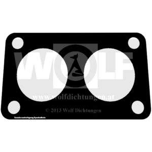 Vergaserdichtung Unterseite für Ferrari | 166