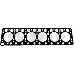 Zylinderkopfdichtung für Armstrong Siddeley 6 Zylinder | 20 HP | Marke 2