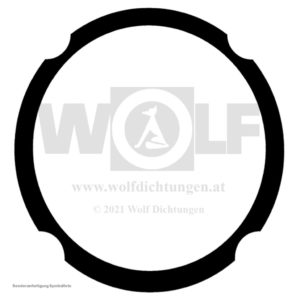 Zylinderfußdichtung für Agria | 2400 | 65