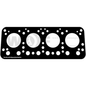 Zylinderkopfdichtung für Bührer | 4 Zylinder