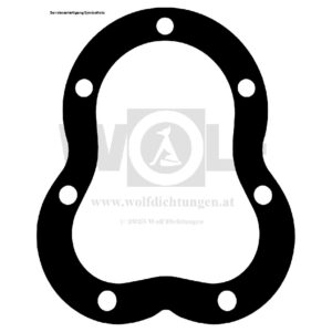 Zylinderkopfdichtung aus AFM 22 mit Kupfer belegt für Brough Superior | SS 80