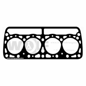 Zylinderkopfdichtung Ø 74,5 mm für Borgward | Hansa 1500