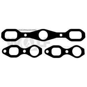 Auspuffkrümmerdichtungen im Set für Chevrole