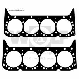 Zylinderkopfdichtungen im Set für Chevrolet | Corvette | C 1