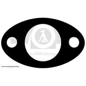 Auspuffdichtung zum Zylinderkopf für Delaunay-Belleville