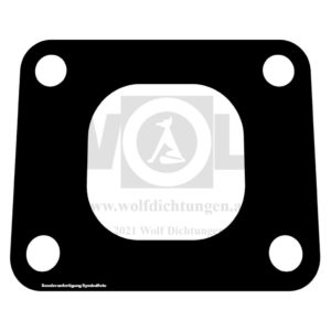 Auspuffdichtung für IHC | H 90 C | DVT | 735 B