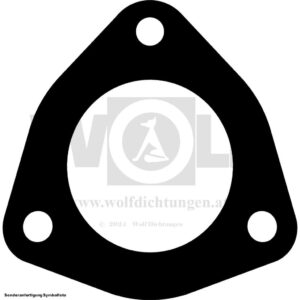 Auspuffkrümmer-Rohrdichtung für Huber | Super Four Midwest | 400 | M 1