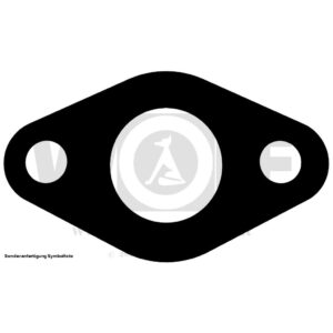 Wasserkrümmer-Flanschdichtung für Huber | Super Four Midwest | 400 | M 1