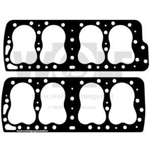 Zylinderkopfdichtungen im Set für Mercury | Eight | Flathead