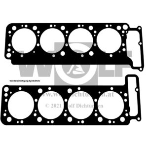 Zylinderkopfdichtungen im Set für Mercedes | M 117