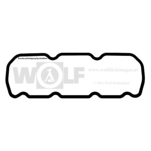 Ventildeckeldichtung für Massey Ferguson | AD 4 | 203