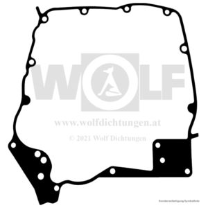 Kupplungsdeckeldichtung / Motorraddeckeldichtung für MZ | RT | 125