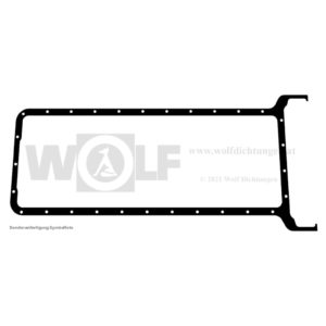 Ölwannendichtung für ÖAF | 6 DN 130