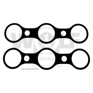 Auspuffkrümmerdichtungen im Set für Peugeot | 402