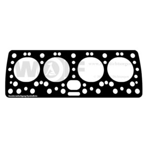 Zylinderkopfdichtung für Saurer