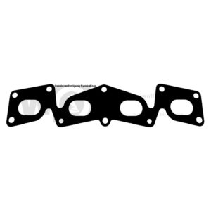 Auspuffkrümmerdichtung für Saab | Turbo | Cabrio