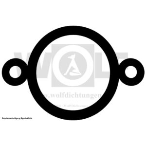 Auspuffsammelrohr-Flanschdichtung für Weichai Weifang | K 102 | K 4102 D