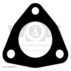 Auspuffrohrdichtung für Wolseley 1936